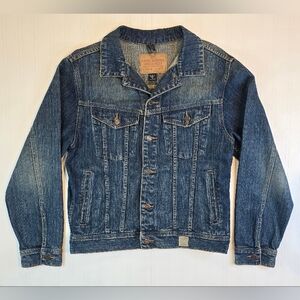 Vintage Abercrombie And Fitch Blue Denim Jacket